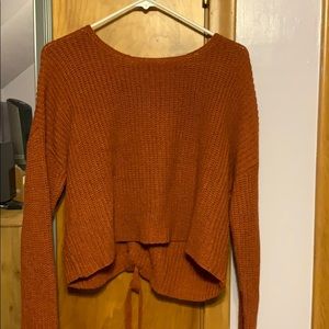 F21 Ribbon-backed sweater